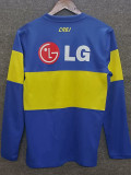 2011/2012 Boca Juniors Home Long Sleeve  Retro Soccer Jersey