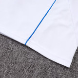 25/26 Bayern  White Retro Training Vest Suit #D25104（蓝色边）