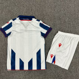 24/25 West Brom Home  Kids Soccer Jersey