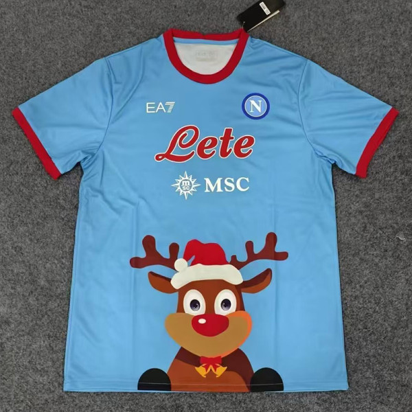 25/26 Napoli Christmas Edition Fans Soccer Jersey