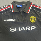 24/25 Man Utd Black Retro Soccer Jersey