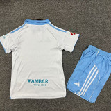 25/26 Zaragoza Home Kids Soccer Jersey