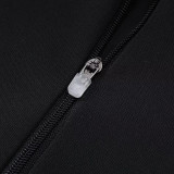 25/26 Man Utd Black  Half Pull Tracksuit #B2538 (半拉链)