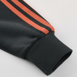 25/26  Bayern Black Green Jacket Tracksuit 03