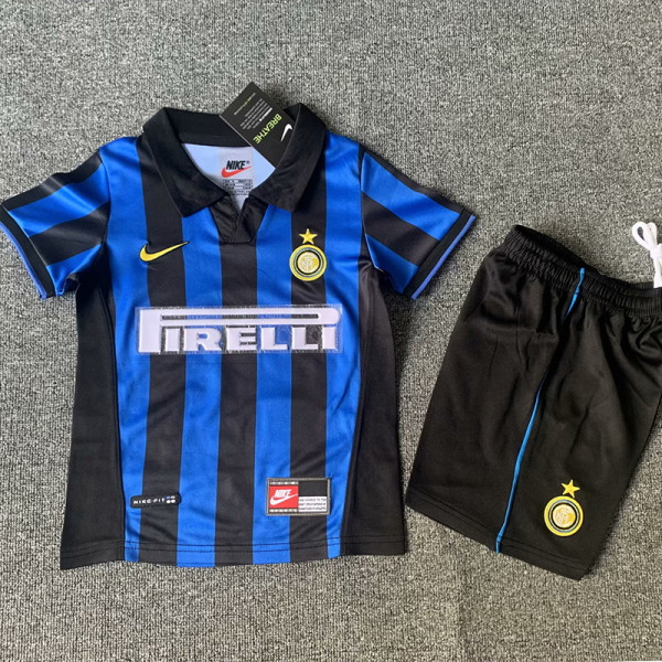 1998/1999 INT Home Kids Retro Soccer Jersey