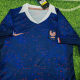 25/26  France  Home Kids Soccer Jersey