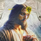 25/26 Brazil Jesus Statue pray Fans Soccer Jersey