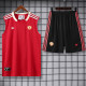 25/26 Man Utd Retro Red Tank top and shorts suit