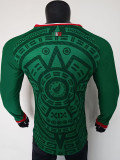25/26 Mexico Home Long Sleeve Player Version Soccer Jersey长袖