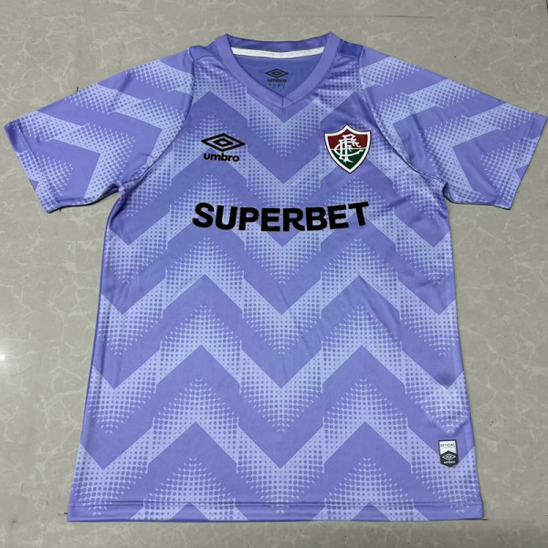 24/25 Fluminense Purple Goalkeeper  Fans Soccer Jersey