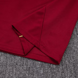 25/26  ARS Red Half Pull Tracksuit #B2549 (半拉链)