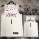 18/19 Timberwolves EDWARDS #1 White Retro Top Quality Hot Pressing NBA Jersey