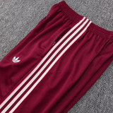 25/26 Bayern Maroon Kids Jacket Tracksuit #E2510