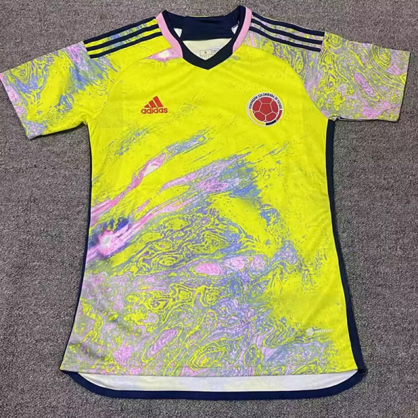 2024 Colombia Yellow Fans Soccer Jersey