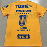 2023 Tigres UANL Yellow Champion Edition Fans Soccer Jersey