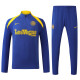 24/25 INT Blue  Player version Half Pull Tracksuit  (球员版、半拉链、)
