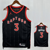25/26 Raptors INGRAM # 3 Black Flying Man Limited EditionTop Quality Hot Pressing NBA Jersey
