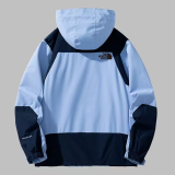 25/26 New THE NORTH FACE Blue Hooded Waterproof assault suit