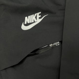 25/26 NK Black Thickened Assault  Hooded Windbreaker #H001