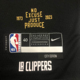 22/23 Clippers GEORGE #13 Black City Edition Top Quality Hot Pressing NBA Jersey