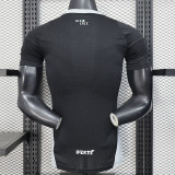 25/26 Algeria Black  Edition Player Version Soccer Jerse(胸前广告）
