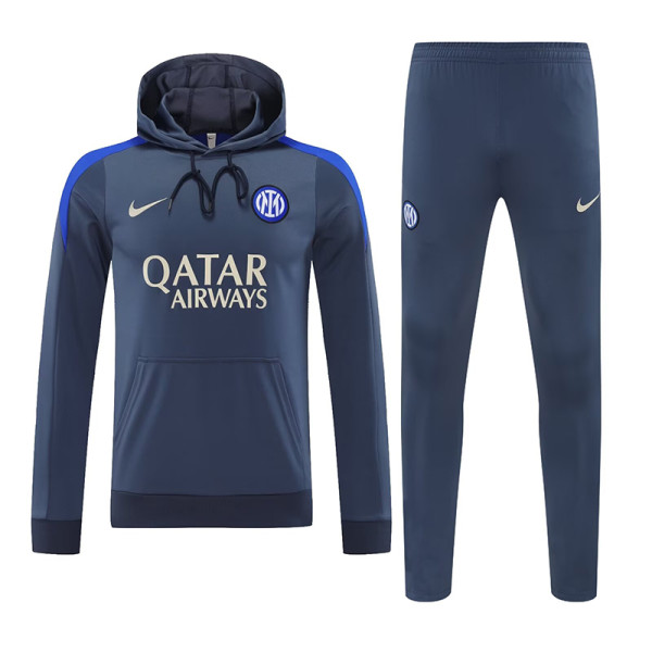 24/25 INT Grey Hooded  Tracksuit