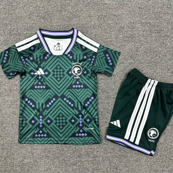 25/26 Saudi Arabia Home Kids Soccer Jersey