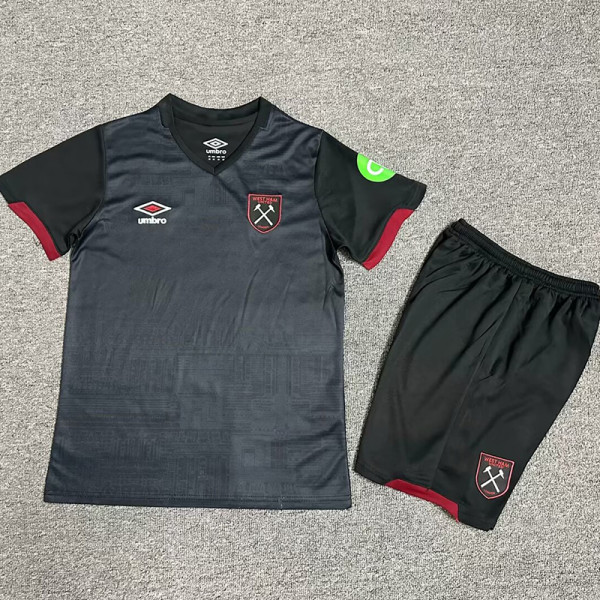 24/25 West Ham Third Kids  Soccer Jersey