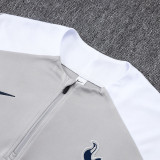 25/26 TOT Grey Half Pull Tracksuit#B25117  (半拉链)