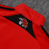 25/26 Flamengo Red & Black Jacket Tracksuit #A25109