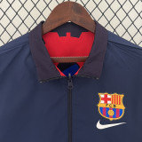 2024BAR Dark Blue & Red Co Branded  Sided Windbreaker (双面风衣)
