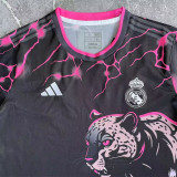 24/25 RMA  Leopard Black pink Fans Training shirts