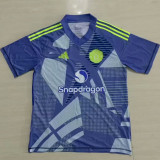 24/25 Man Utd Blue Goalkeeper  Fans Soccer Jersey