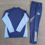 25/26 Hamburger Royal Blue Half Pull Tracksuit (半拉链)