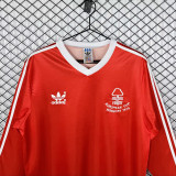 1977/1980 Nottingham Home Long Sleeve Retro Soccer Jersey