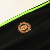 24/25 Man Utd  Black Green Jacket Tracksuit(03)
