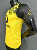 25/26 Dortmund Home Player Version Soccer Jersey（广告）