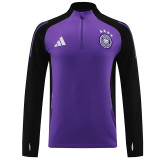 24/25  Germany Purple  Half Pull Tracksuit  (半拉链)
