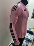 25/26 Inter Miami Home  Long Sleeve Player Version Soccer Jersey