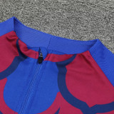 24/25 BAR Blue Inkjet  Player version Half Pull Tracksuit  (球员版、半拉链)
