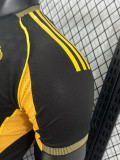 25/26 RMA Yellow and Black Special Edition Player Version Soccer Jersey