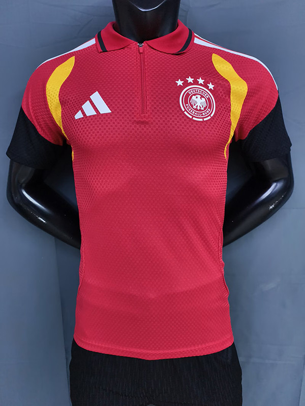 26/27 Germany Red Half Pull Player Version Training Shirts#(半拉球员版)
