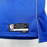 Dallas Mavericks RUSSELL #5 Blue Top Quality Hot Pressing NBA Jersey