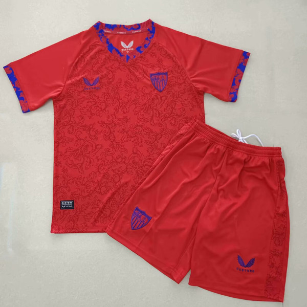 24/25 Sevilla Away  Kids Soccer Jersey
