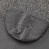 24/25 TOT Grey Hooded  Tracksuit(Add Fluff)  (连帽加绒F604)