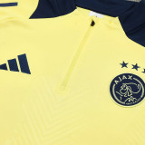 24/25  Ajax Yellow Half Pull Tracksuit  (半拉链)