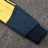24/25 RMA Whit& Yellow Hooded  Tracksuit (Add Fluff) # F608加绒