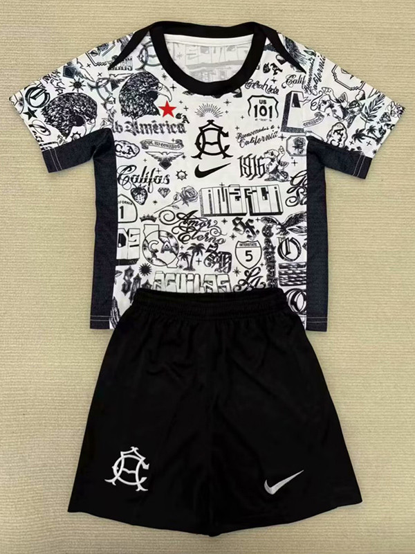 25/26 Club America Pre match Kids Training Shirts