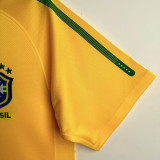 2010 Brazil Home Retro Soccer Jersey