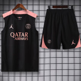 25/ 26 PSG Black Tank top and shorts suit